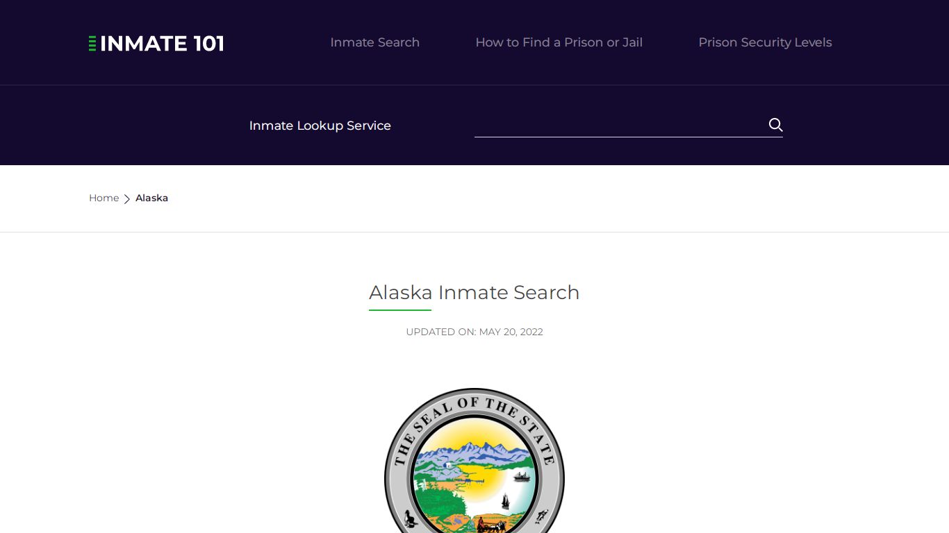 Alaska Inmate Search – Alaska Department of Corrections ...